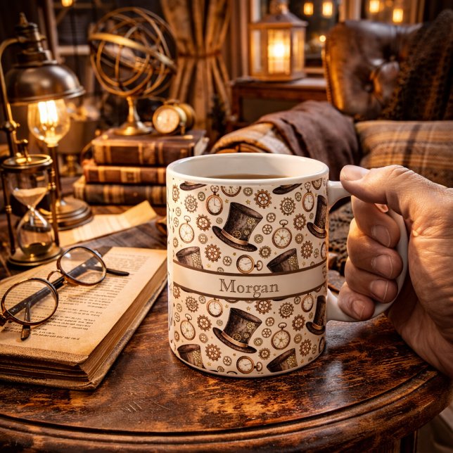 Benutzerdefinierter viktorianischer Steampunk-Hut  Kaffeetasse (Von Creator hochgeladen)