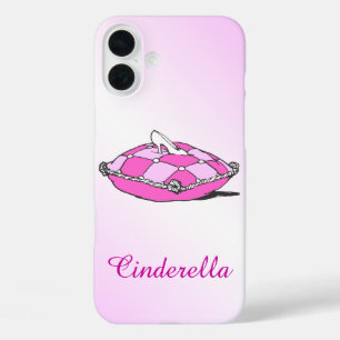 Benutzerdefinierter Vintage-Aschenschuh auf Rosa iPhone 16 Plus Hülle