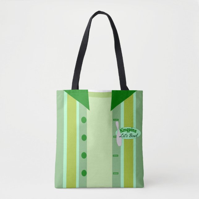 Benutzerdefinierter Vintager Bowlingstil Tasche (Vorderseite)