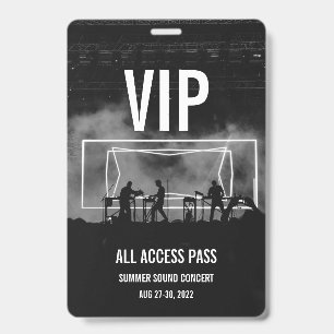 Benutzerdefinierter VIP-All-Access-Pass Konzertabz Ausweis