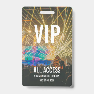 Benutzerdefinierter VIP-All-Access-Pass Konzerttic Ausweis