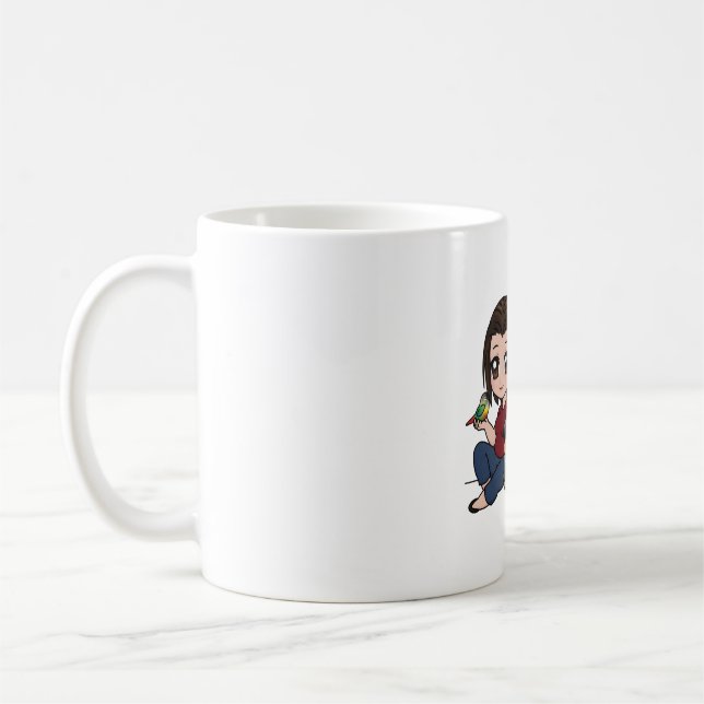 Benutzerdefinierter Vogelflug Kaffeetasse (Links)