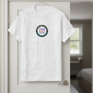 Benutzerdefinierter Vordergrundtext mit einfachem T-Shirt