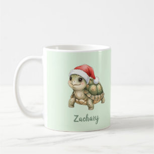 Benutzerdefinierter Wasserfarben-Weihnachts-Schild Kaffeetasse