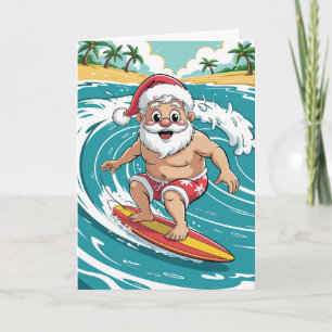 Benutzerdefinierter Weihnachts-Tropischer-Palmbaum Feiertagskarte