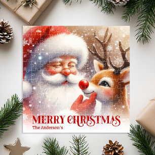 Benutzerdefinierter Weihnachtsmann Rudolph Süßer W