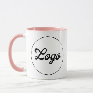 Benutzerdefinierter Werbe-PINK-Combo-Logo-Becher Tasse
