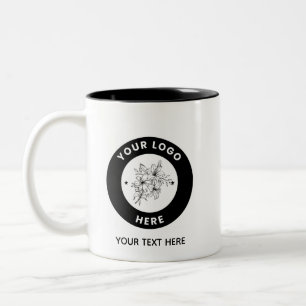 Benutzerdefinierter Werbeunternehmens-Logo-Becher Zweifarbige Tasse