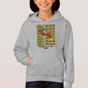 Benutzerdefinierter Zeiger beim Jumpen von Pferdee Hoodie