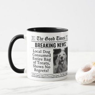 Benutzerdefinierter Zeitungsbecher, Lustiges Gesch Tasse
