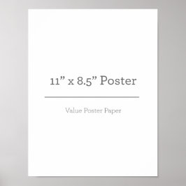 Benutzerdefiniertes 11 x 85-Poster Poster