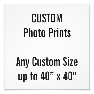 Benutzerdefiniertes 12" x 12" Foto Print (oder bel