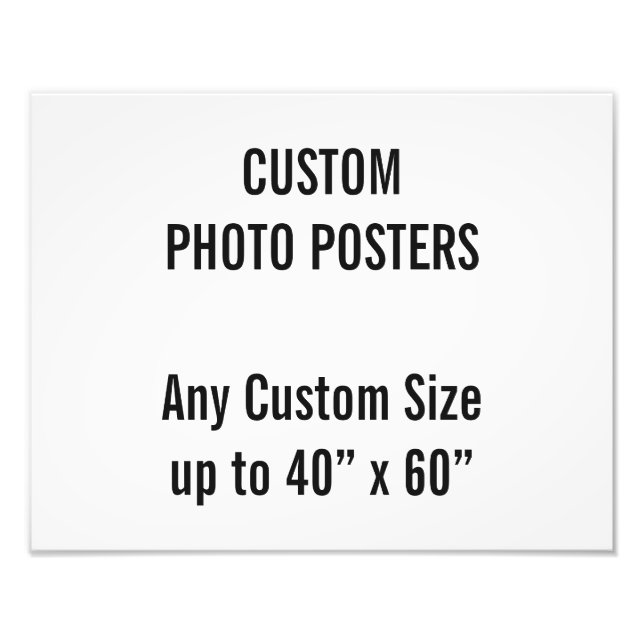 Benutzerdefiniertes 14" x 11" Foto-Poster, bis zu  Fotodruck (Vorne)