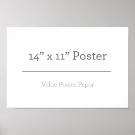 Benutzerdefiniertes 14 x 11 Poster