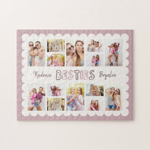 Benutzerdefiniertes 16-Foto-Collage-Freunde-Bestie