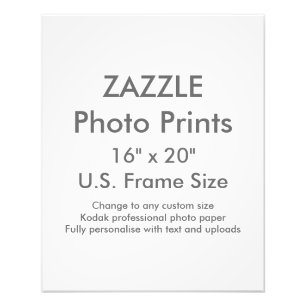 Benutzerdefiniertes 16" x 20"-Foto Drucken US-Fram Fotodruck