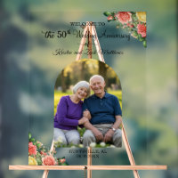 Benutzerdefiniertes 1 Foto 50. Hochzeitstag Willko