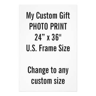 Benutzerdefiniertes 24" x 36" Foto Drucke US-Frame