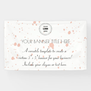Benutzerdefiniertes 3' x 5' Business-Banner mit ro Banner