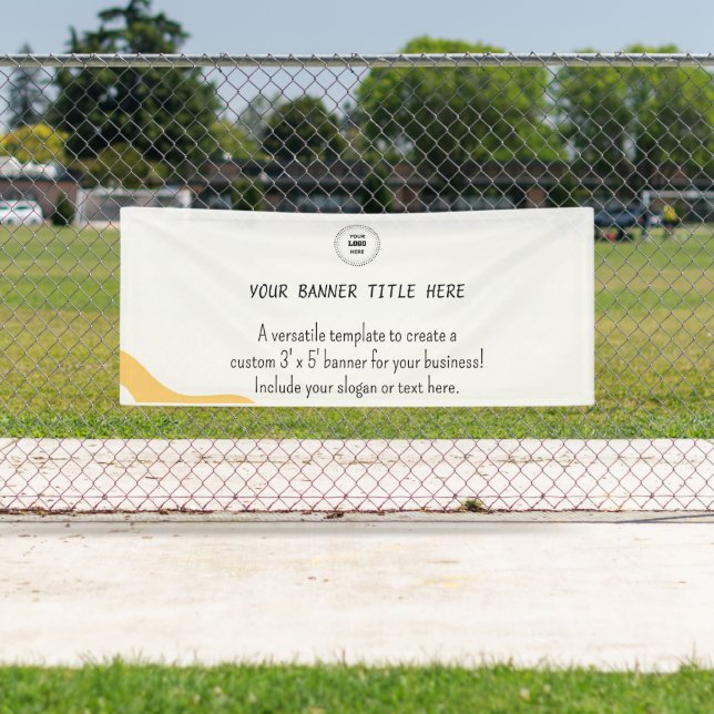 Benutzerdefiniertes 3' x 5' Outdoor-Business-Banne Banner (Insitu)
