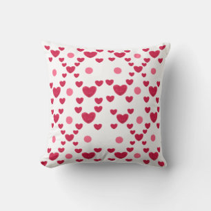 Benutzerdefiniertes 3D-Jelly-Hearts- und Punkte-Mu Kissen