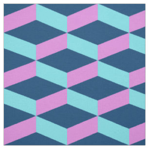 Benutzerdefiniertes 3D-quadratisches geometrisches Stoff