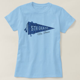 Benutzerdefiniertes 5. Klasse-Schulwimpel Lehrerna T-Shirt