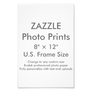 Benutzerdefiniertes 8" × 12" Foto Print (US-Frame