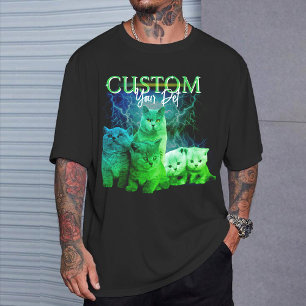 Benutzerdefiniertes 90er Bootleg-Rap-T-Shirt mit I T-Shirt