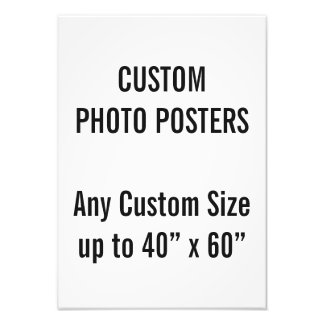 Benutzerdefiniertes A3-Foto-Poster, bis zu 40" x 6 Fotodruck