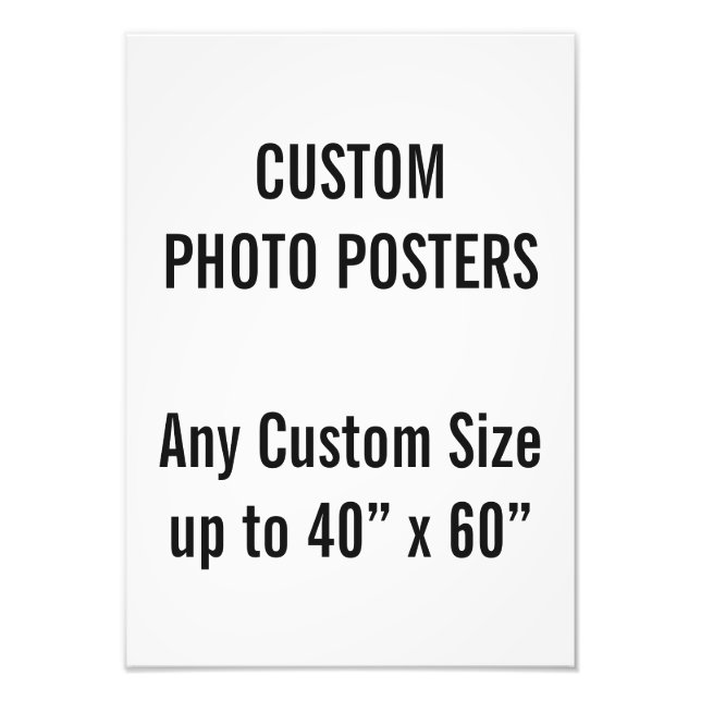 Benutzerdefiniertes A3-Foto-Poster, bis zu 40" x 6 Fotodruck (Vorne)