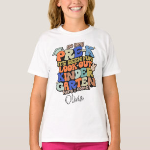 Benutzerdefiniertes Abschluss-Shirt für Vorschule, T-Shirt