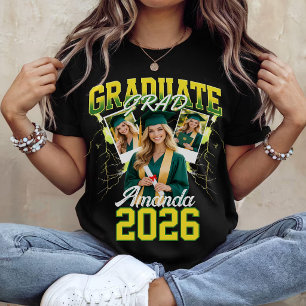 Benutzerdefiniertes Abschluss-T-Shirt 2026 Bootleg T-Shirt