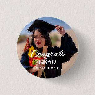 Benutzerdefiniertes Abschlussfoto-Button-Abzeichen Button