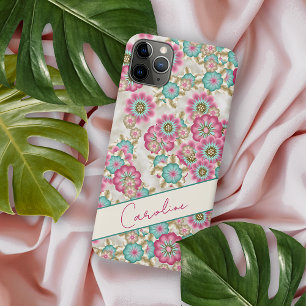 Benutzerdefiniertes abstraktes japanisches Blumenk iPhone 16 Pro Max Hülle