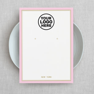 Benutzerdefiniertes Add-Logo, hellrosa, ohrfarbene