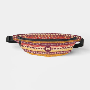 Benutzerdefiniertes Afrikanisches Monogramm-Muster Bauchtasche