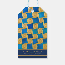 Benutzerdefiniertes altägyptisches Monogramm Blau