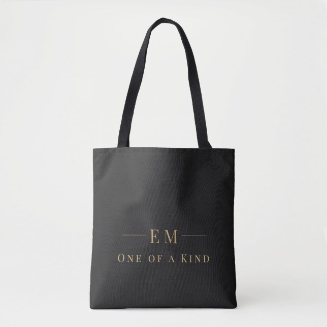 Benutzerdefiniertes Anfangsmonogramm | Lustiges pe Tasche (Vorderseite)