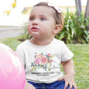 Benutzerdefiniertes Anpassen von Foto-Artwork Hinz Baby T-shirt
