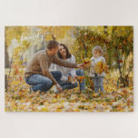 Benutzerdefiniertes Anpassen von Fotomaterial mit<br><div class="desc">Niedlicher Familientext in einem stilvollen,  eleganten Typografie-Schriftart. Mit der Option,  um personalisieren oder anpassen mit Foto Ihrer Wahl. Einzigartiges Dekorationsgeschenk,  leicht anpassbar mit einem Foto Ihrer Wahl.</div>