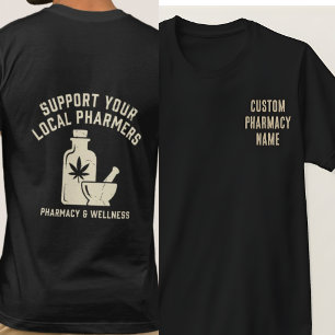 Benutzerdefiniertes Apothekenteam-Shirt, Unterstüt T-Shirt