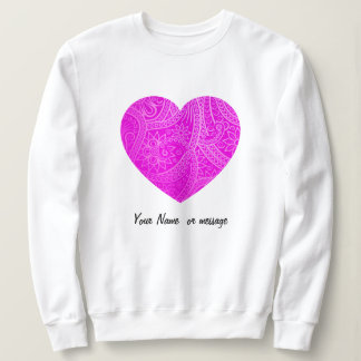 Benutzerdefiniertes ästhetisches lebendiges Magent Sweatshirt
