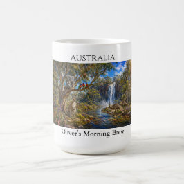 Benutzerdefiniertes Australien-Wildlife- und Wasse Kaffeetasse