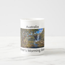 Benutzerdefiniertes Australien-Wildlife- und Wasse Prozellantasse