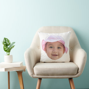 Benutzerdefiniertes Baby-Foto, Baby-Foto-Gesicht Kissen