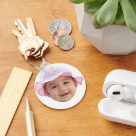 Benutzerdefiniertes Baby-Foto, Baby-Foto-Gesicht Schlüsselanhänger