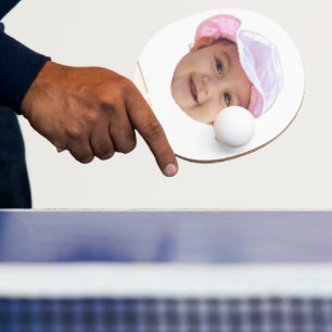 Benutzerdefiniertes Baby-Foto, Baby-Foto-Gesicht Tischtennis Schläger