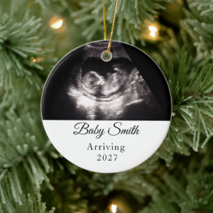 Benutzerdefiniertes Baby-Ultraschall-Schwangerscha Keramik Ornament
