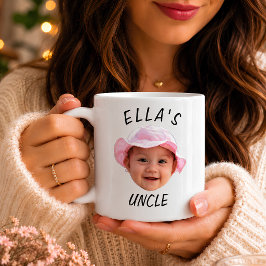 Benutzerdefiniertes Babygesicht Foto Text Neuer On Kaffeetasse